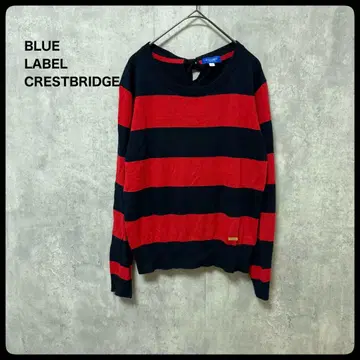 # BLUE LABEL CRESTBRIDGE 긴팔 스웨터 얇은 소재 니트