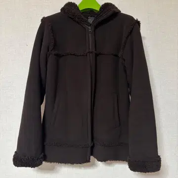 UNIQLO 플리스 자켓 보아 자켓 다크 브라운