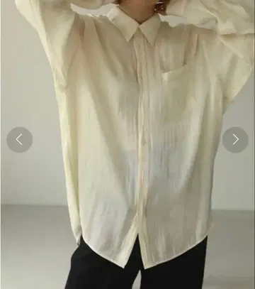 Todayful 크레이프 새틴 오버 셔츠