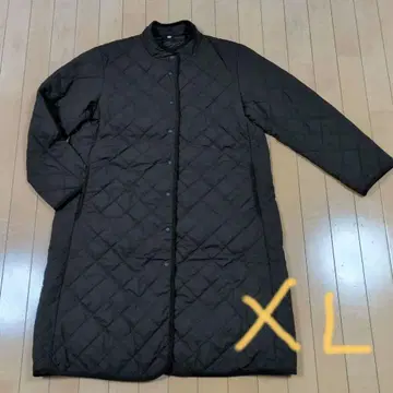 무인양품 작년산 브라운 퀼팅 롱 코트 XL 사이즈 컨디션 최상