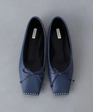 첸버 네이비 플랫슈즈 36