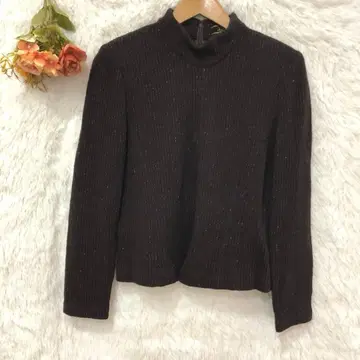 Leilian 레리안 리브 니트 트레이닝복 [ M ] 일본제 블랙