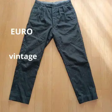 유로 빈티지 슬랙스 울 60s 70s