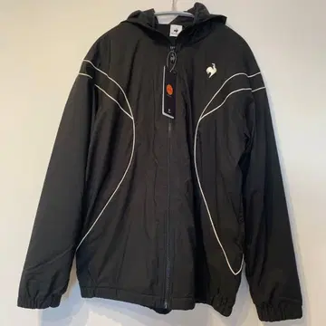 르꼬끄 스포르티브 풀 집업 자켓 윈드브레이커 블랙