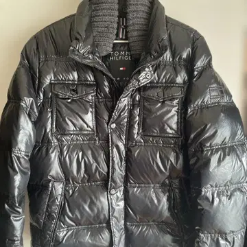 초레어 컨디션 최상 TOMMY HILFIGER 블랙 다운 자켓 XL