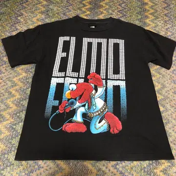 90s 세서미 스트릿 엘모 T셔츠 엘비스 프레슬리 빈티지
