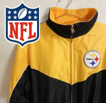 NFL 스틸러스 나일론 자켓 보아 리버서블 자켓