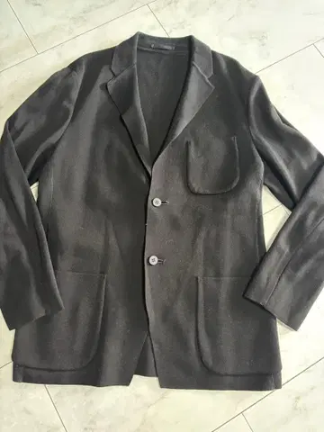 ISSEY MIYAKE MEN 블랙 니트 자켓