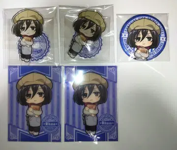 진격의 거인 프린스 호텔 아크릴 스탠드 캔뱃지 미카사