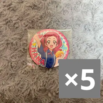 프리큐어 큐어 에일 노노 하나 로손 캔뱃지 5종 세트