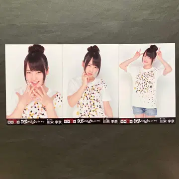 카와에이 리나 브로마이드 AKB48 회장 한정판 3장 컴프