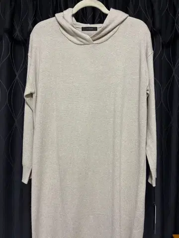 LA SUD 후드 부착 그레이 롱 원피스 새상품