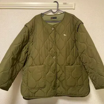 POLO CHAMPS 소매 탈부착 2WAY 퀼팅 자켓