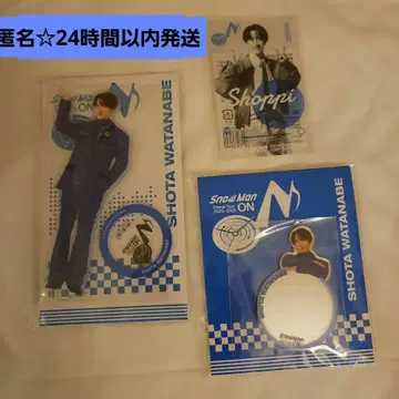 와타나베 쇼타 아크릴 스탠드 거울 스티커 클리어 스티커 Snow Man