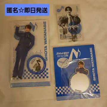 와타나베 쇼타 아크릴 스탠드 거울 스티커 클리어 스티커 Snow Man