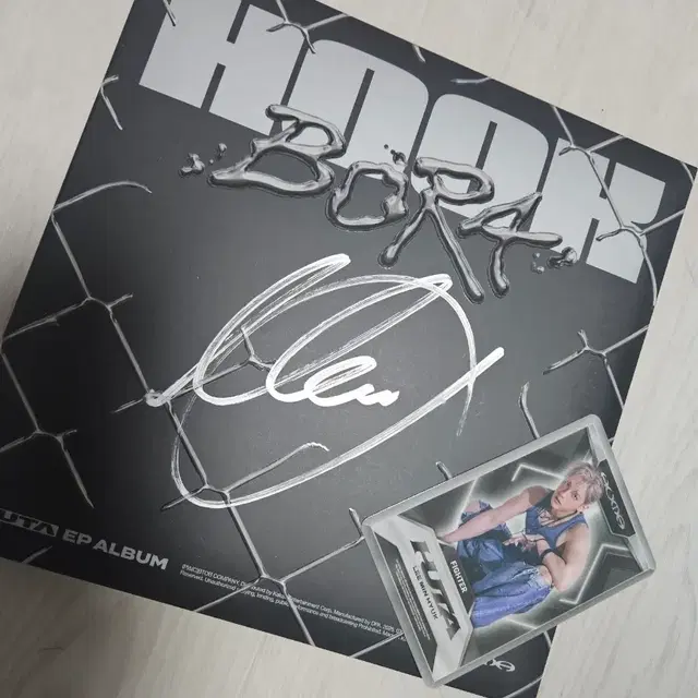 BTB 비투비 이민혁 솔로 HUTAEP 친필싸인 포카 비매앨범