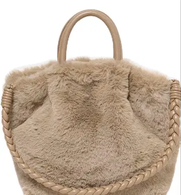 그린 라벨 릴랙싱 인조 모피 2WAY 백