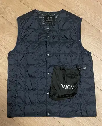 [ 새상품급 ] TAION 다운 베스트 이너다운 네이비