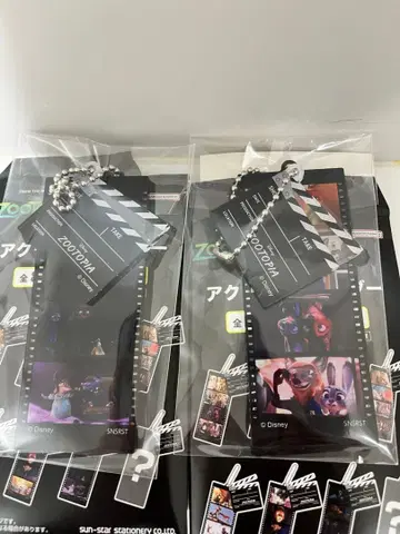 주토피아 아크릴 키링 영화 필름