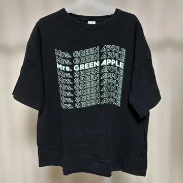 Mrs. GREEN APPLE 블랙 티셔츠 L 사이즈