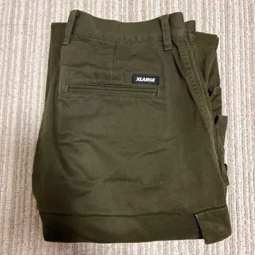 XLARGE 카고 팬츠 32 올리브 라지 카고 카키