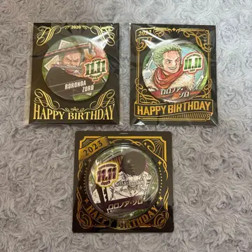 ONEPIECE 조로 생일 캔뱃지 묶음 판매
