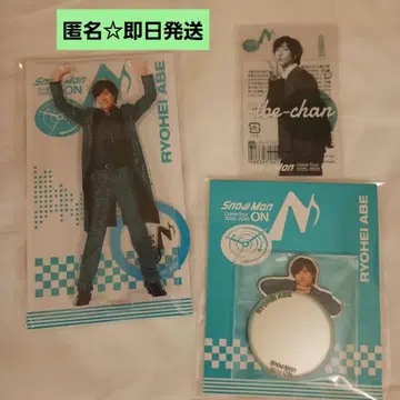 아베 료헤이 아크릴 스탠드 거울 스티커 클리어 스티커 Snow Man