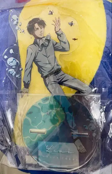 진격의 거인 리바이 카와스이 특대형 아크릴 스탠드 빅 아크릴 스탠드