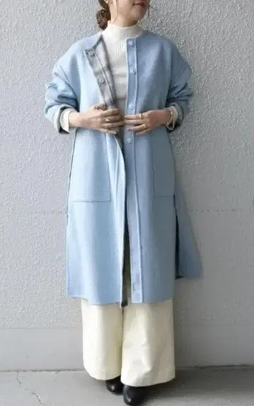 SHIPS any 리버 울 2WAY 코트