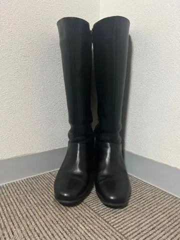 라파 파 블랙 롱 부츠 25.5cm 2~3회 착용