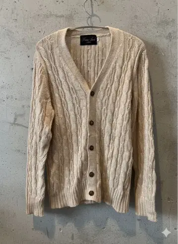 새상품급 HAVERSACK 하버색 실크 가디건 M