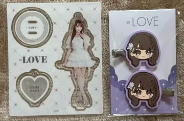 이코럽 오타니 에미리 아크릴 스탠드 앞머리 클립