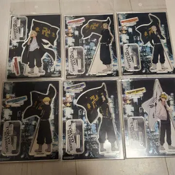 도쿄 리벤저스 아크릴 스탠드 6개 세트