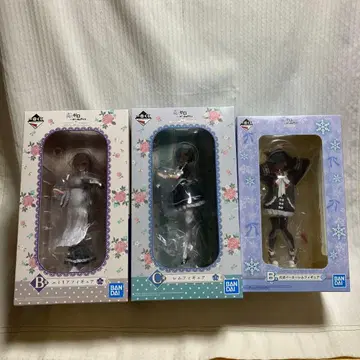 BANDAI 라무 에밀리아 피규어 3체 세트 제일복권