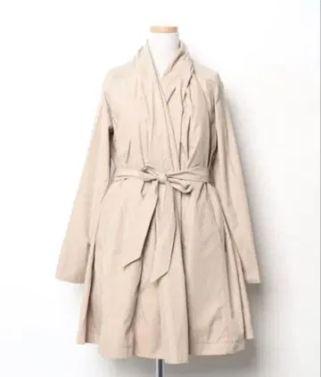 비어즐리 BEARDSLEY 베이지 트렌치코트 롱 기장 벨트 포함
