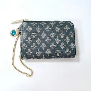 미사용품 패트릭 콕스 코인 케이스 지갑 데님 프린트 동전 지갑