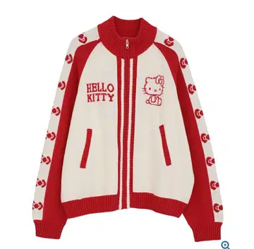 캔디 스트리퍼 candy stripper 키티 니트 자켓