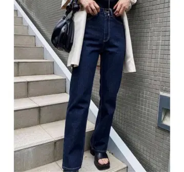 [새상품급] AMERI LONG STRAIGHT DENIM 25 데님