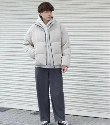 다운 자켓 코듀로이 그린 다운 그레이지 어반 리서치