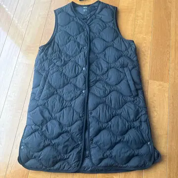 유니클로 다운 베스트 롱 L