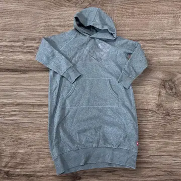 뉴발란스 맨투맨 후드티 원피스 그레이