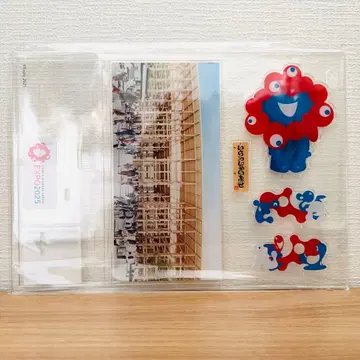 미야쿠미야쿠 대지붕 반지 어서 오세요 아크릴 스탠드 디오라마