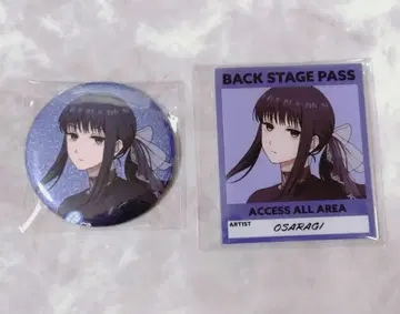 사카모토 데이즈 타워 레코드 캔뱃지 백스테이지 패스풍 아크릴 카드 대불