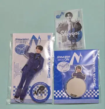 Snow Man 와타나베 쇼타 ON 아크릴 스탠드 스티커 세트