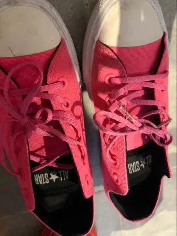 ALL STAR 핑크 스니커즈