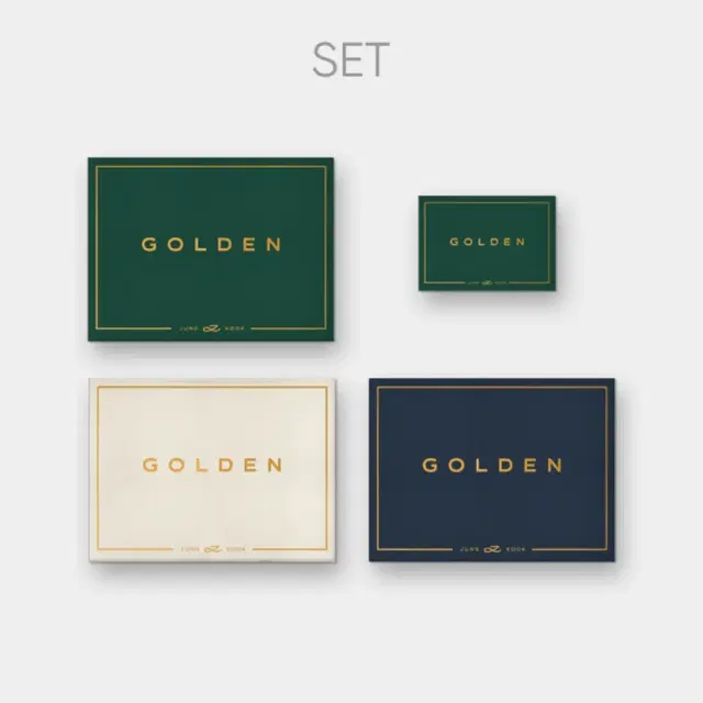 BTS 정국 골든 앨범 세트(위버스 버전)