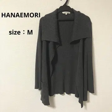 하나에모리 HANAEMORI 가디건 니트 긴팔 M 캐시미어 가을/겨울