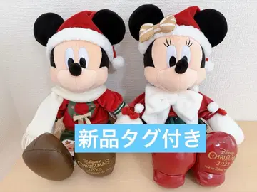 크리스마스 미키 미니 봉제 인형 2025 디즈니랜드