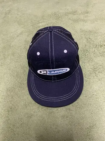 XLARGE 블랙 메쉬 백캡