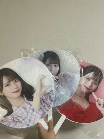 사사키 마이카 부채 묶음 판매 3종 세트